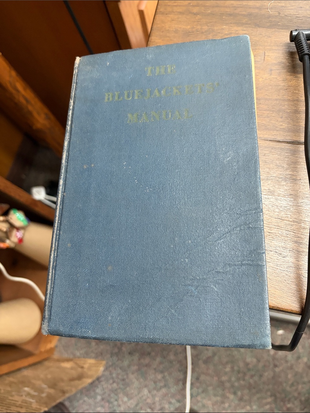 Vintage 1960 US Navy The Bluejackets' Manual 16th Edition
